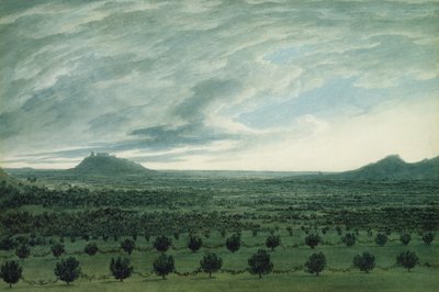 View from Mirabella, c.1782 by John Robert Cozens